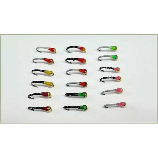 18 Barbless Goldhead Okey Dokeys