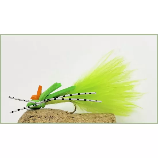 Green Marabou Foam  Bug