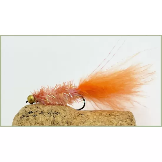 Barbless Goldhead Orange Fritz