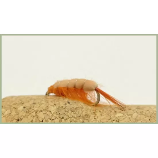 Orange Shrimp Nymph Fly