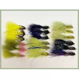 18 Barbless Goldhead Damsels - Flash and Special