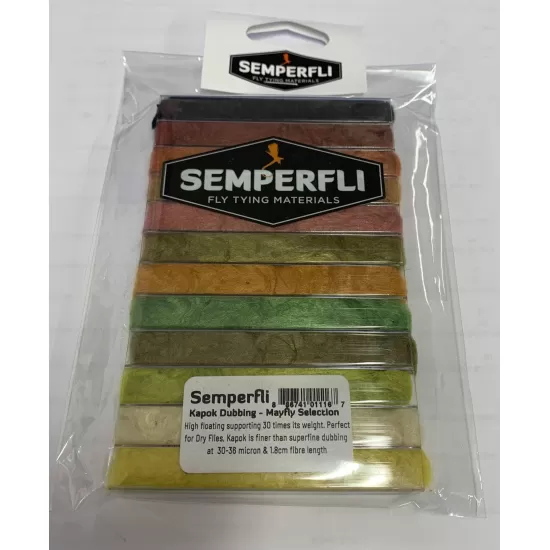 Kapok Dry Fly Dubbing Mayfly Dispenser