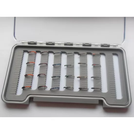 24 Barbless Quill / Crisp Packet Buzzer  - Boxed Set