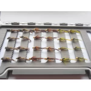 24 Goldhead Hares Ear, Pheasant Tail and Olive  - Boxed Set