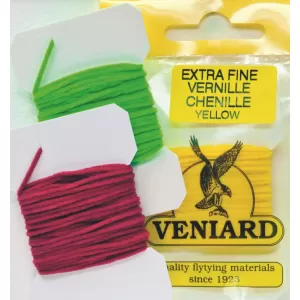 VEEVUS Lucent Body Micro Fritz Chenille - Fly Tying Material (6m Spool) | 14 Colors Available