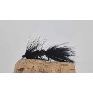 Barbless Unweighted Black Woolly Bugger