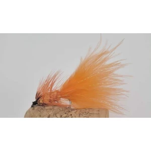Barbless Unweighted Orange Woolly Bugger