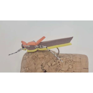 Brown and Yellow Foam Bug