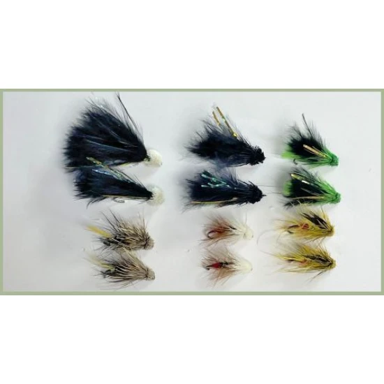 12 Barbless Special Muddler - 6 patterns