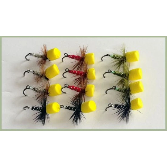 12 Barbless Suspender Dink 4 Colours