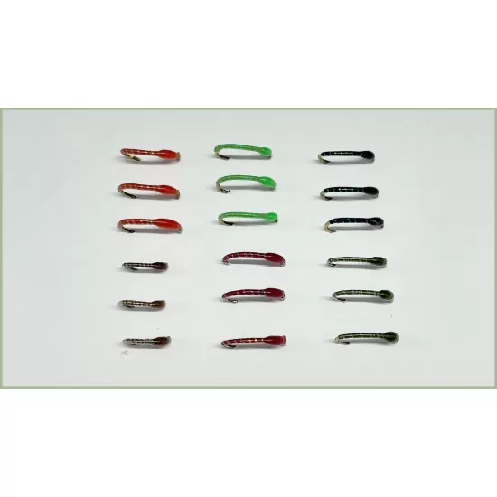 18 Pearl Rib Epoxy Buzzers - Mixed Colours