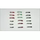 18 Pearl Rib Epoxy Buzzers - Mixed Colours