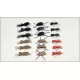18 Dry Flies - Beetles and Foam Ants inc Ants and Standard and Gum