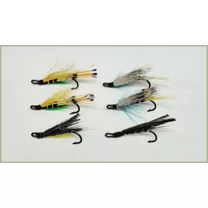 6 Salmon Doubles - Green Highlander, Blue Charm and Monkey