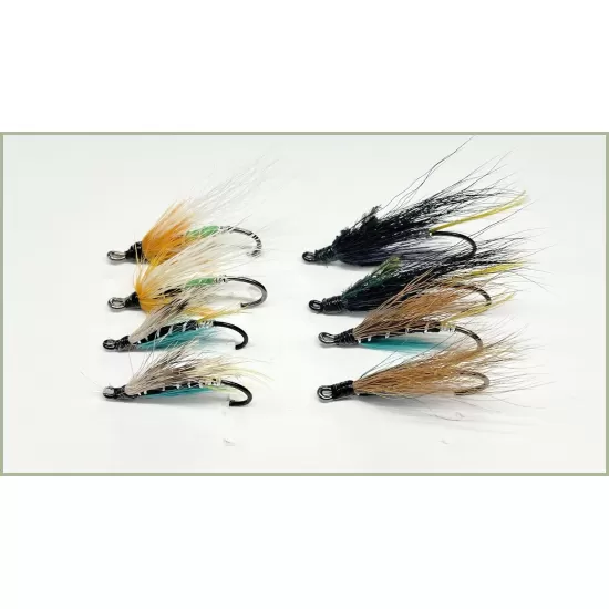 8 Salmon Singles - Ann Greenway, Blue Charm, Moc Cert and Hairy Mary