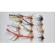 12 Barbless Mixed Pattern Daddys