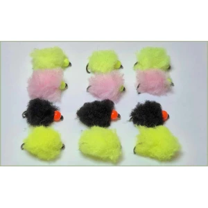 12 Barbless Hothead Eggstacy Blobs