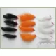12 Mini Goldhead Zonkers - Orange, Black, White