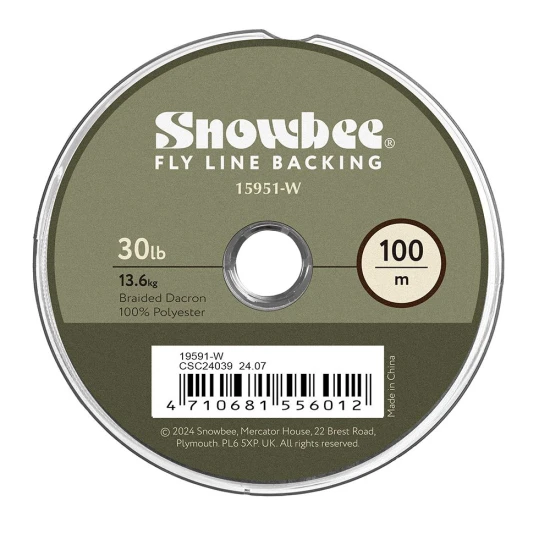 Snowbee Braided Dacron Backing 30lb 100m