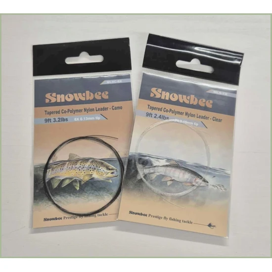 Snowbee Monofilament Leader - Clear or Camo