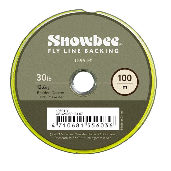 Snowbee Braided Dacron Backing 30lb 100m