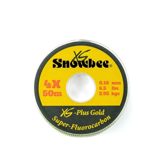 Snowbee XS-Plus Gold Fluorocarbon - 50m
