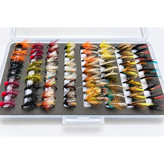 72 Wet Flies (Slimline Slot foam box included)