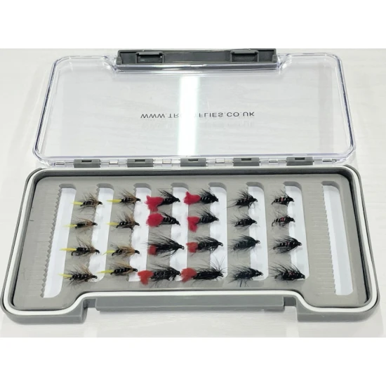 24 Barbless Wet Box Set - Kate McLaren, Zulu & Bibio