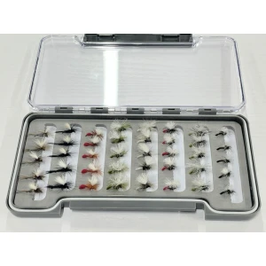 40 Barbless Parachute and Klinkhammer Flies Boxed Set
