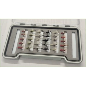 30 Barbless Parachute Dry Flies Boxed Set