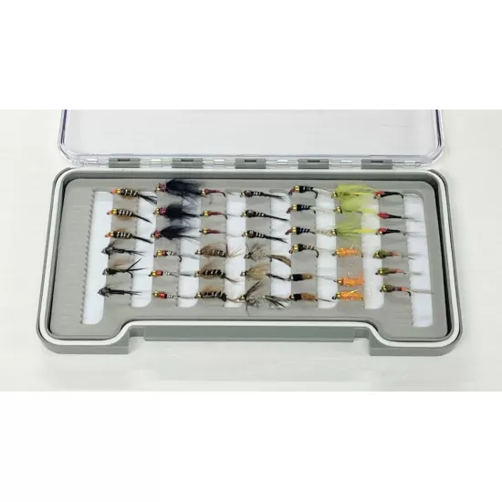 42 Barbless Jig Fly Box