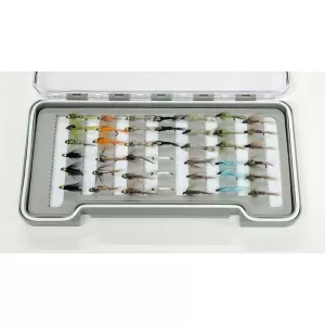 42 Barbless Nymph - Goldhead and Unweighted Box Set named patterns