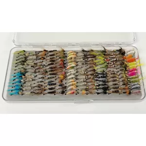 156 Nymph Box Set - Goldhead and Unweighted  (slimline box included)