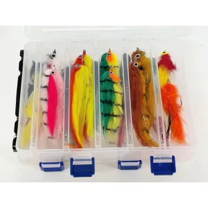 25 Pike Flies in a Lure Case 