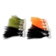 12 Booby Trout Flies Orange,Olive and Black