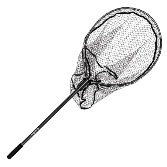 Snowbee Folding Game Net with Rubber Mesh - Black