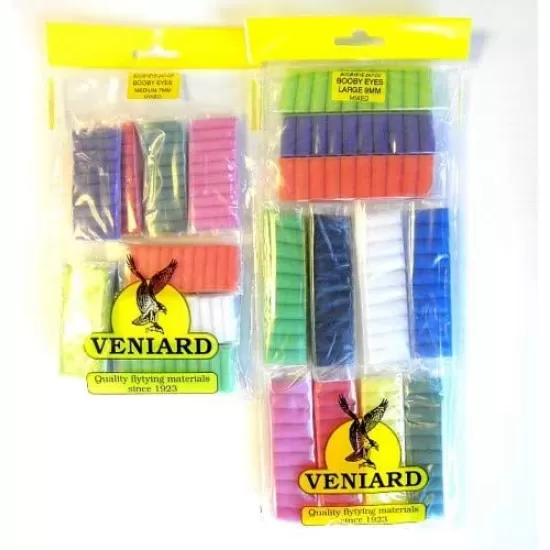 Mixed Coloured Booby Eyes - 110 per pack