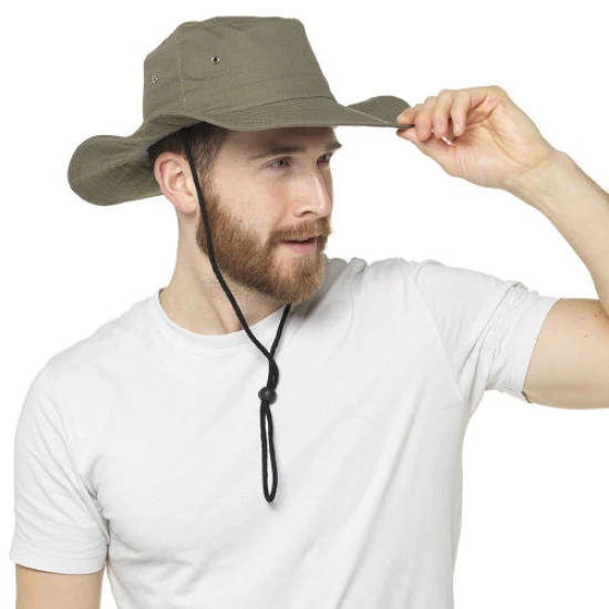  Mens Khaki Safari Hat