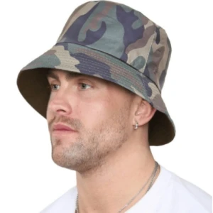 Mens Camo Bucket Hat