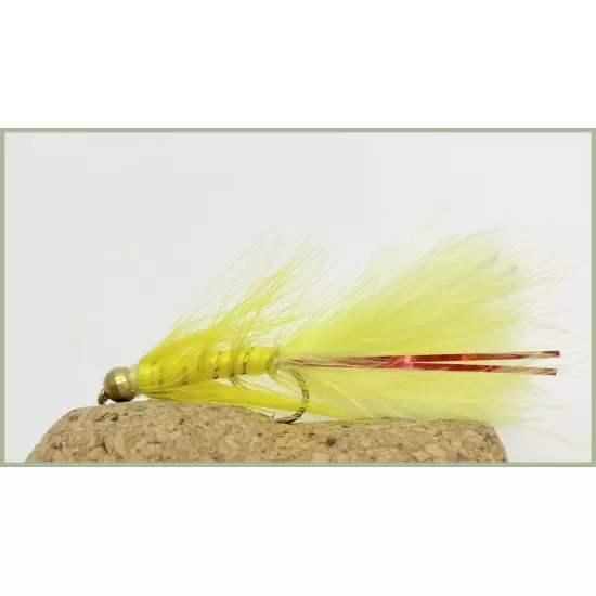 Goldhead Flash Damsel - Yellow/Red