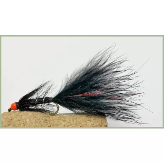 18 Mixed Flash Damsels - black, olive, orange