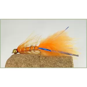 Goldhead Orange Blue Flash Damsel
