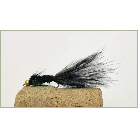 Goldhead Black/Green Tailed  Montana