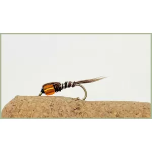 Pheasant Tail Hothead - Orange