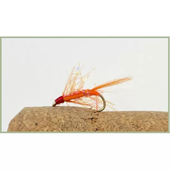 UV Straggle Diawl Bach - Orange