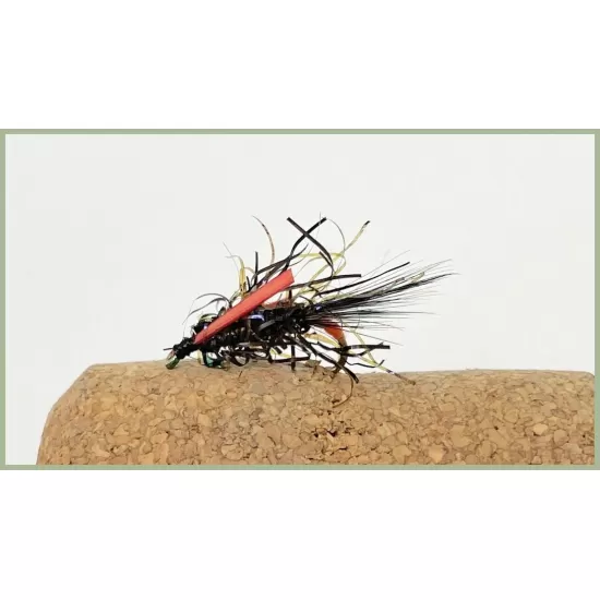 12 UV Diawl Bach Nymph - Black, Olive, Orange, Claret