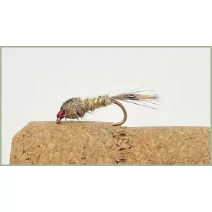 Hidden Weighted Hares Ear Nymph Fly