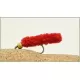 12 Mop Flies, Pink Orange & Red Wotsits