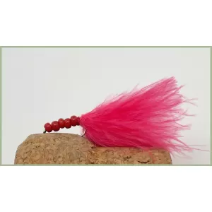 Red Beaded Marabou
