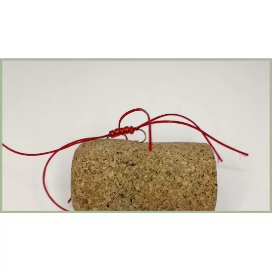 Red Spandex Spider  - (beaded apps)